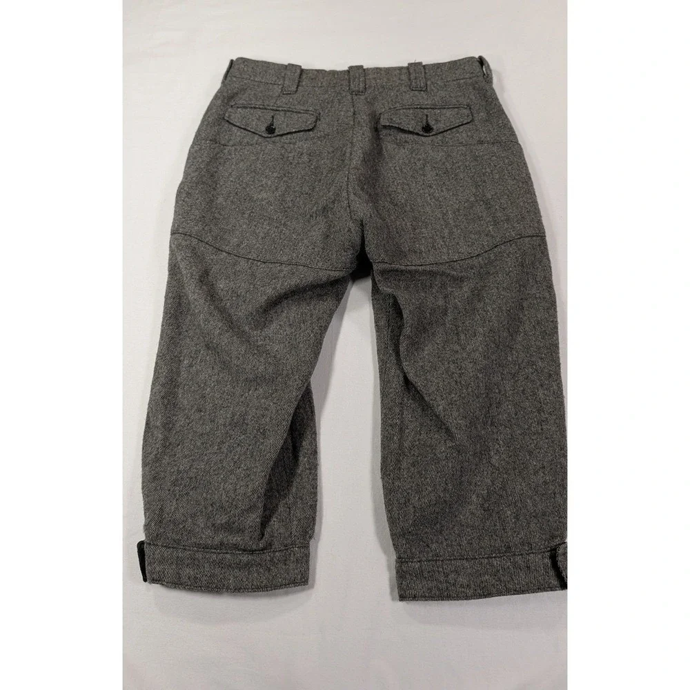 Vintage Woolrich Wool Blend Knickers Grey Salt and Pepper Hunting Pants USA Made